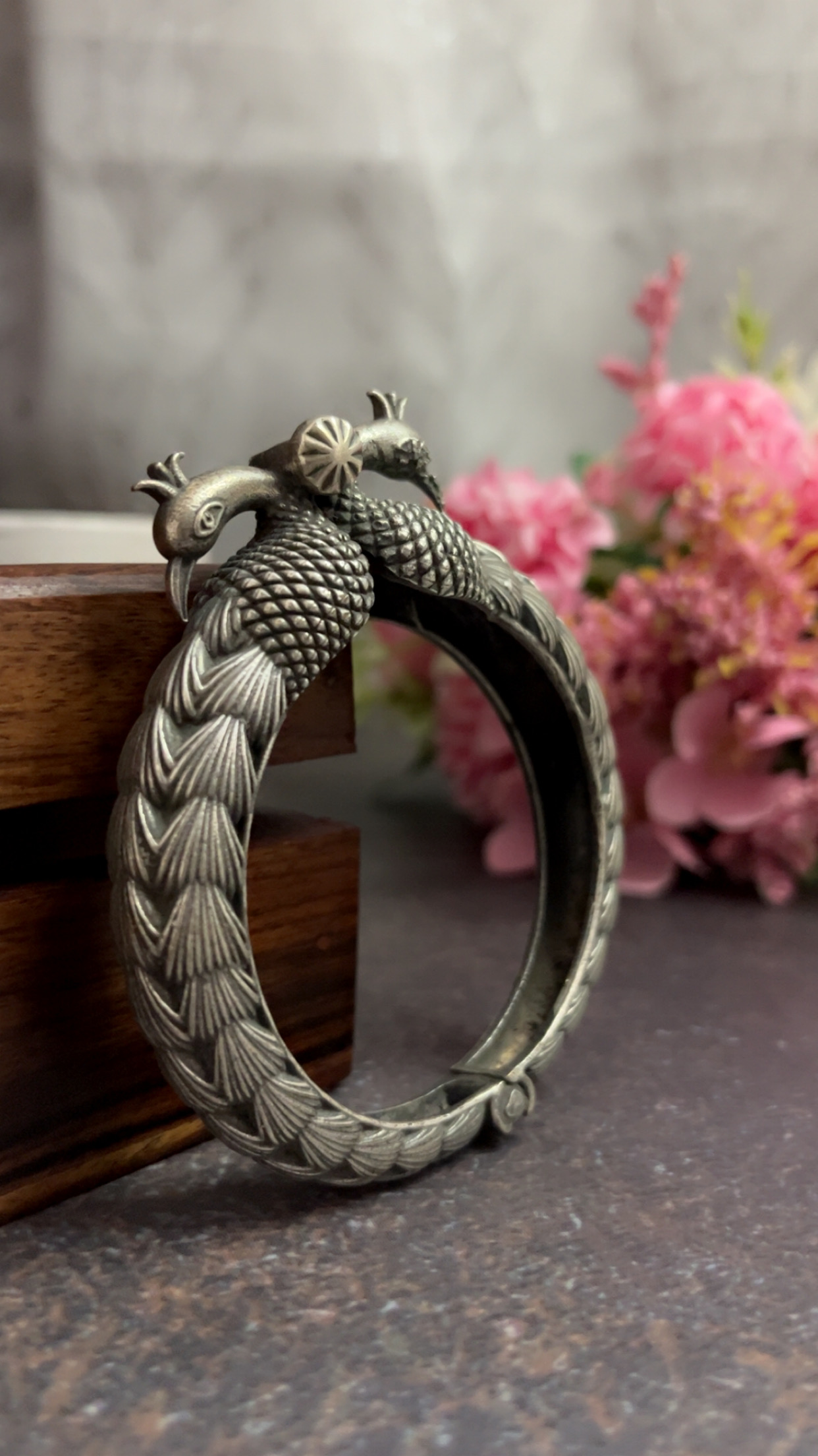 Peacock bangle Bracelet Aarambh Jewellery