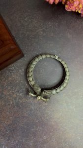 Peacock Oxidised Bracelet| Affordable Luxury Jewellery - Image 3