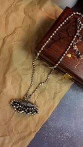 Kadini Statement Oxidised Necklace | Vintage style | C-416