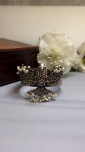 Eagle Oxidised Silver Replica Bracelet |Best luxury Style | C-411 - Image 2