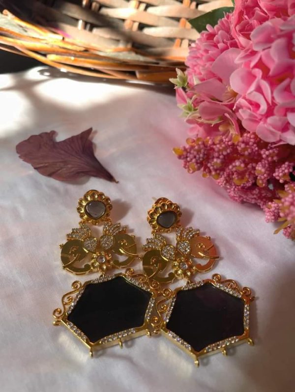 jamal elephant earrings| C-377 - Image 2