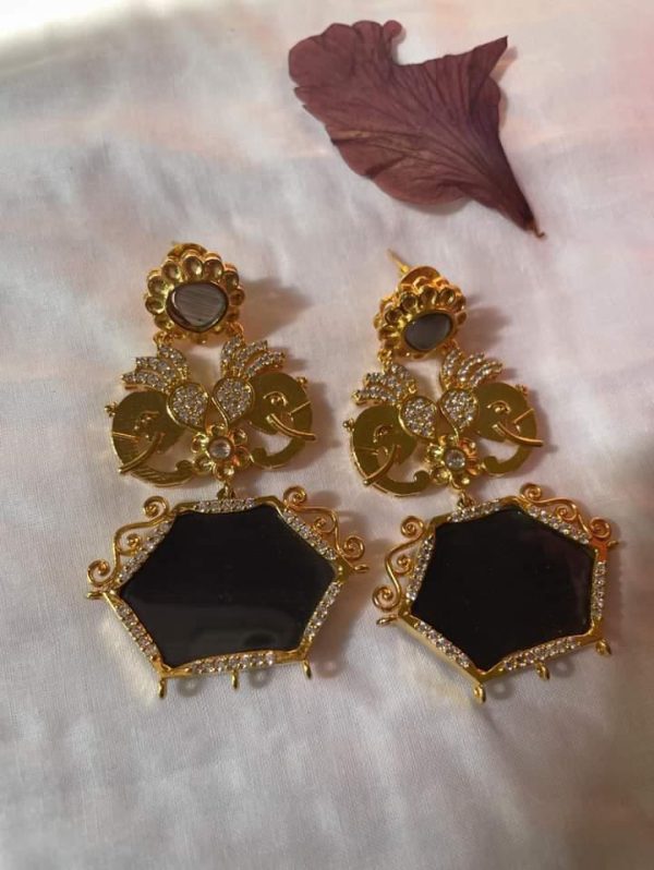 jamal elephant earrings| C-377