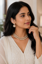 Kundan polki necklace