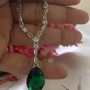 NEETU AD EMERALD GREEN SET