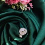 Luxury Silver-Tone Multi Layer Statement Ring | American Diamond Cocktail Ring for Women C -326 - Image 2