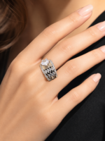 Party Wear Diamond Look Cocktail Ring for Women C-327