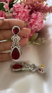 Aadya Red earrings