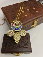 Handmade kundan Royal Goldplated pendent - Image 3