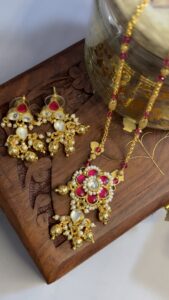 Pachi kundan gold plated Pendent set|Indian jewellery C-321