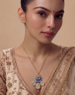 Royal Pachi Kundan Pendant Necklace | Real Gold Look Ethnic Jewellery C-322