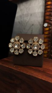 Jodha Moissanite polki kundan Chokar - Image 3