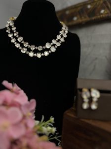 ROYAL DOUBLE LINE KUNDAN NECKLACE