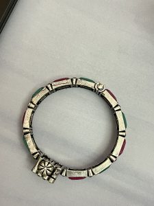 Boho & Tribal Oxidised Earrings | Silver Replica Jewellery Code- 284 - Image 5