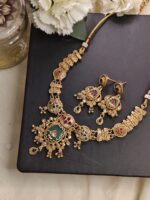 Traditional Gold look Rajwadi jewellery set | C-268