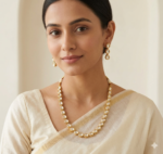 Pearl cut kundan necklace for women| Wedding Special Premium necklace Budget friendly | C-235