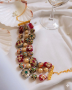Naina Handmade beads Navratan Chokar Set | C-225 - Image 2