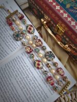 Naina Handmade beads Navratan Chokar Set | C-225 - Image 3