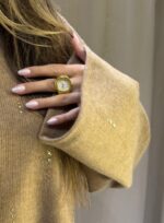 Gold Statement Ring Watch | Quiet Luxury Fashion Detail Code 240 - Image 4